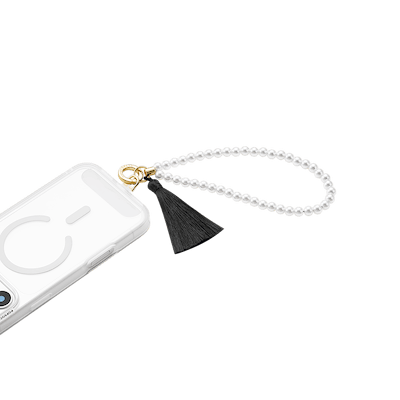 Secondary image for hover Pearl Tassel &mdash; Phone Wristlet